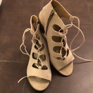Steve Madden lace up sandals